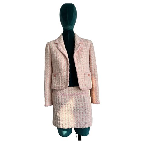 chanel pink tweed suit|chanel outlet online.